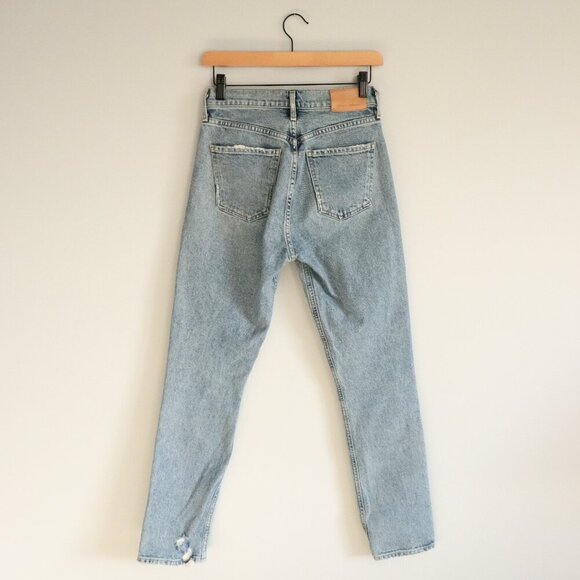 Citizens of Humanity Charlotte Women's 24 Blue Denim High Rise Straight Leg Jean - Picture 2 of 15